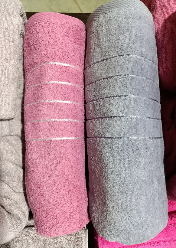 سرویس حوله تن پوش دوقلو عروس داماد مدل (تاج) جنس رینک پنبه اعلا