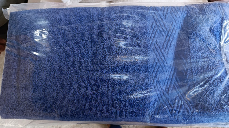 حوله دستی تکی جین (12 عددی) 80*40 طرح لوزی جنس رینک پنبه اعلا