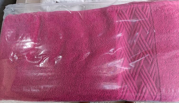 حوله دستی تکی جین (12 عددی) 80*40 طرح لوزی جنس رینک پنبه اعلا